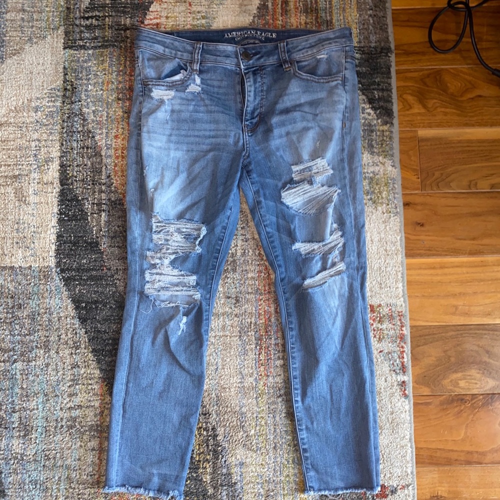 Ripped Jeans By-American Eagle